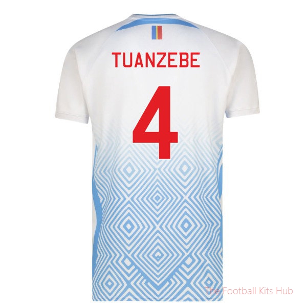 DR Congo 2026-2027 Away Shirt Tuanzebe #4 Team Jersey - Club Kit