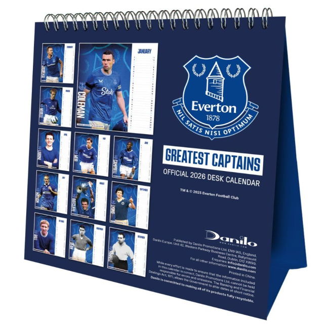 Original 2025-2026 Everton English Home Jersey
