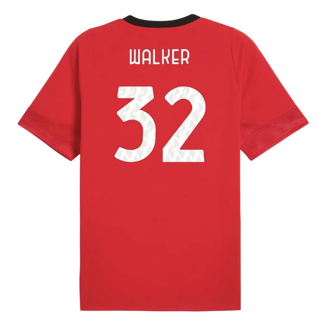 Walker 32 AC Milan First Team Replica Jersey - Adults Version