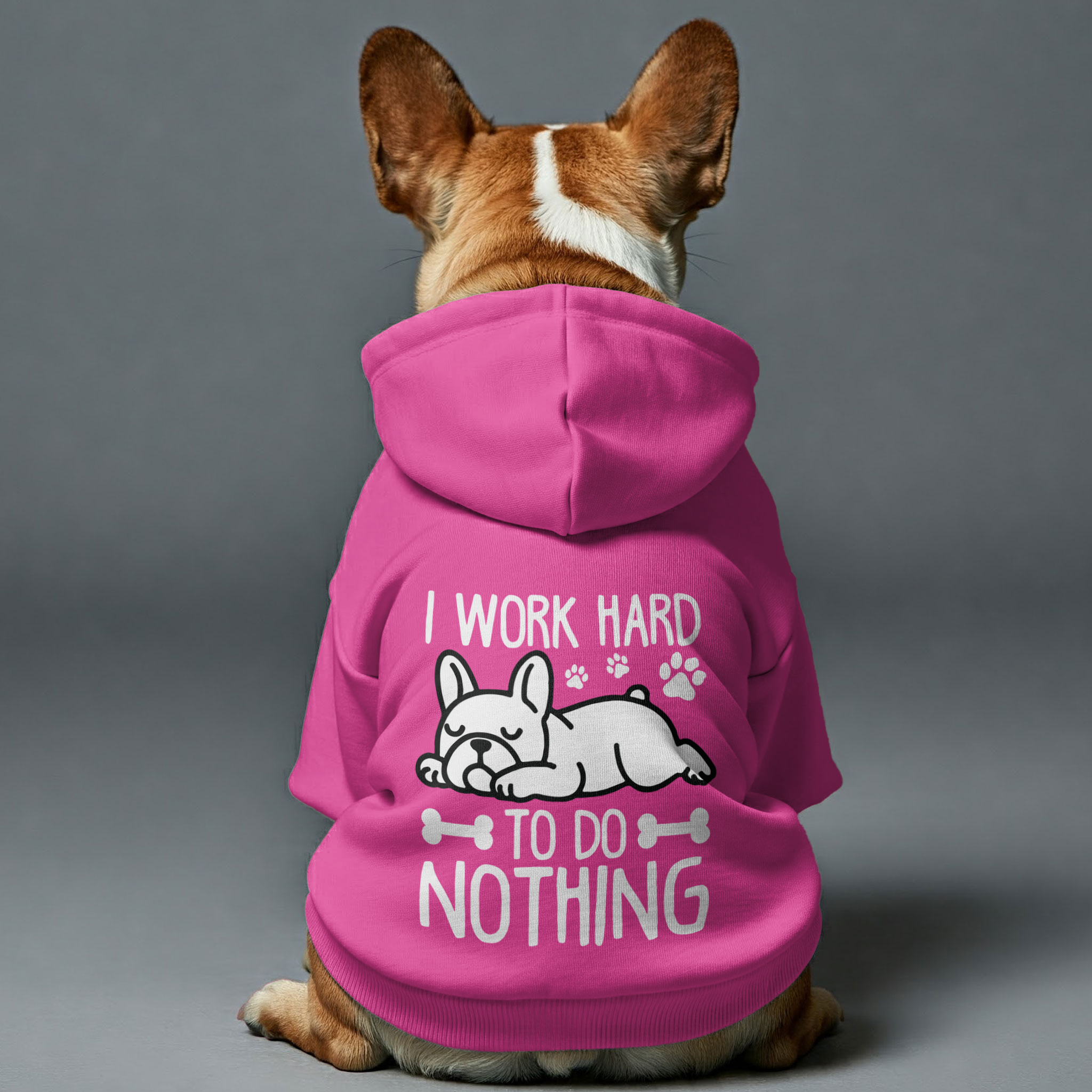 French Bulldog I Work Hard To Do Nothing Personalized French Bulldog