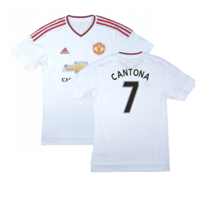 vintage Manchester United 2015-16 Away Shirt (Excellent) (Cantona 7)