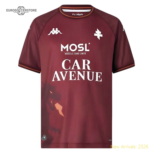 High-Quality Supporter 2025-2026 Fc Metz Home Shirt
