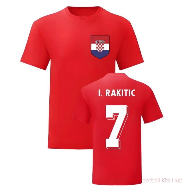 Ivan Rakitic Croatia National Hero Tee\\'s (Red)