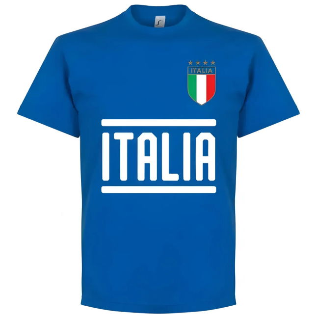Italy Insigne 10 Team T-Shirt - Royal Netherlands Euro Performance