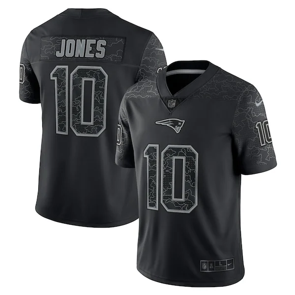 New England Patriots Limited NFL Jersey - Black | Authentic Footbal...