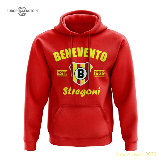 Official Authentic Benevento Established Football Hoody (Red)