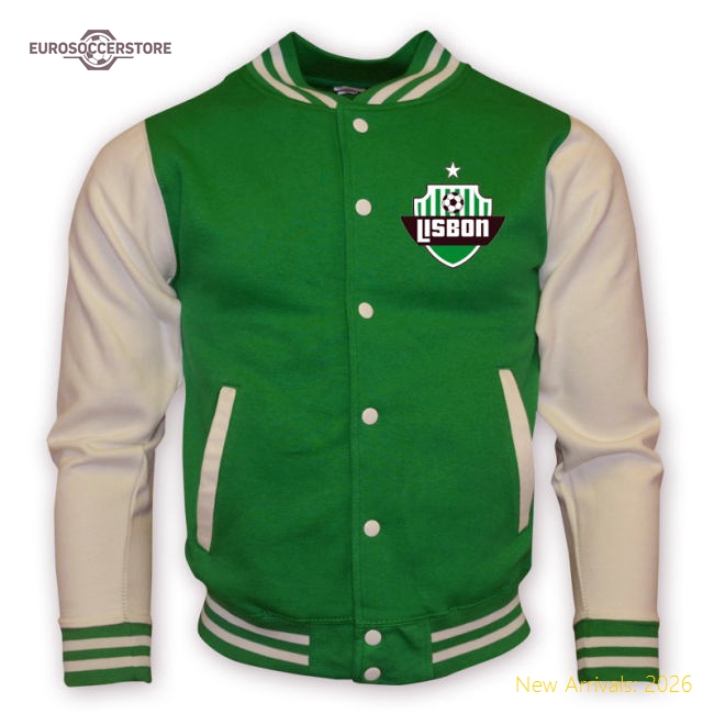 Sporting Lisbon College Baseball Jacket (green) - Kids