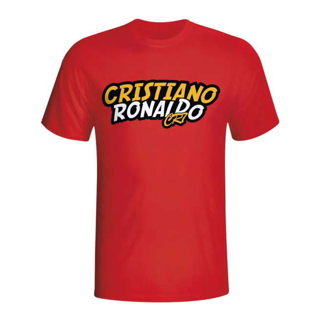 Ronaldo Football Team High Performance Avid Fresh Look Fan T-shirt