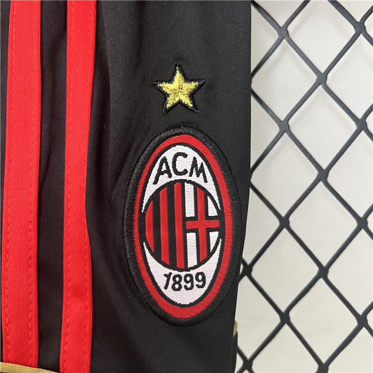 High Performance Kids AC Milan 0607 Home Soccer Suit Football Kit