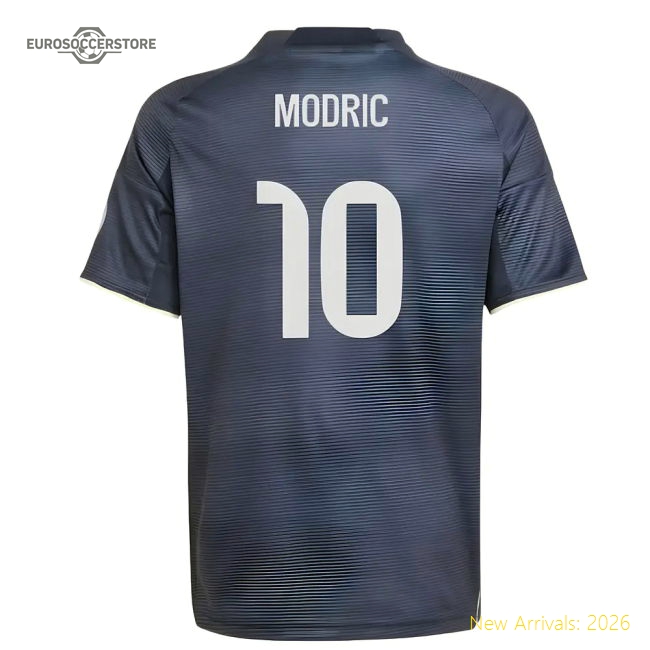 Gentle Kids Football Team Modric Jersey 2025-2026 Moisture-wicking