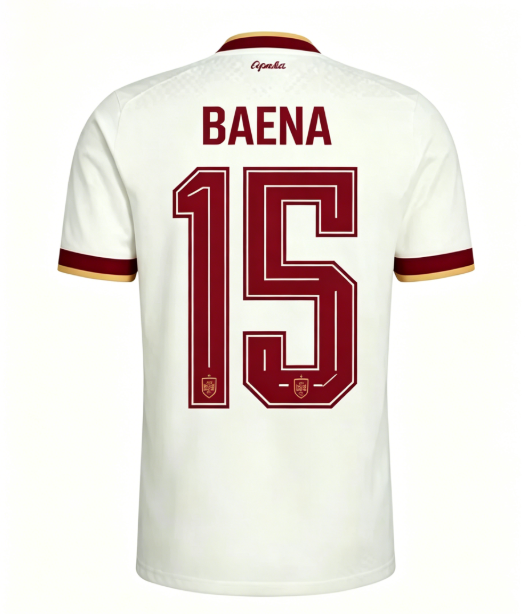 [HP] Spain Llorente #15 2026 World Cup White Away Jersey National Team