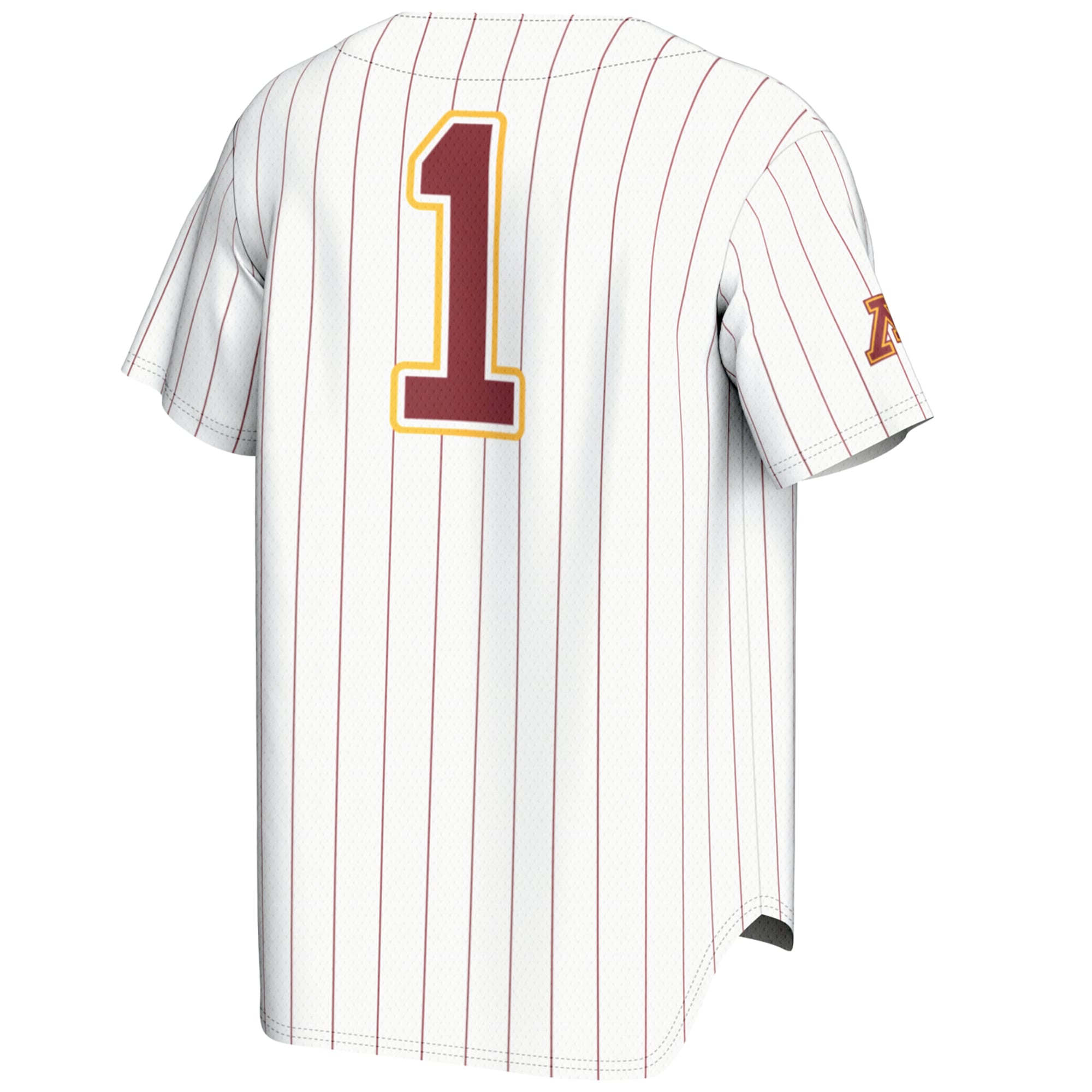 #1 Minnesota Golden Gophers GameDay Greats Youth Lightweight Baseball Jersey - White