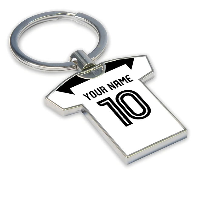 Women's Personalised Derby County Football Shirt Key Ring