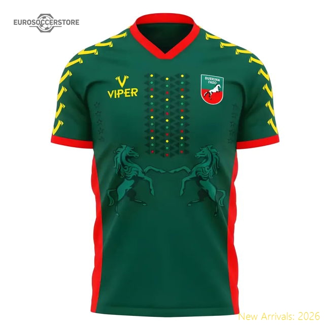 Burkina Faso 2025-2026 Home Concept Football Kit (viper)