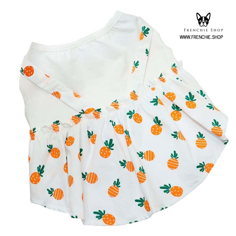 Frenchie Summer Dress Floral Cotton (W305)