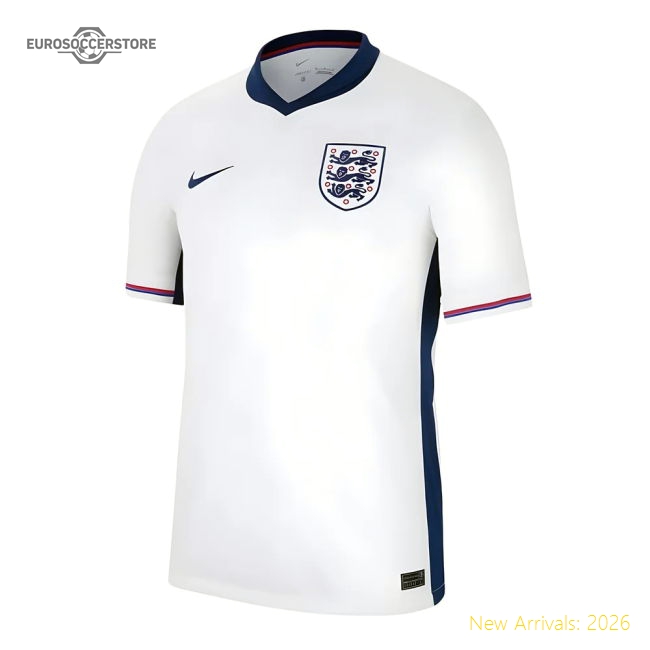 England Home Kit 2024-2025 Fan Wear Jersey Game Ready