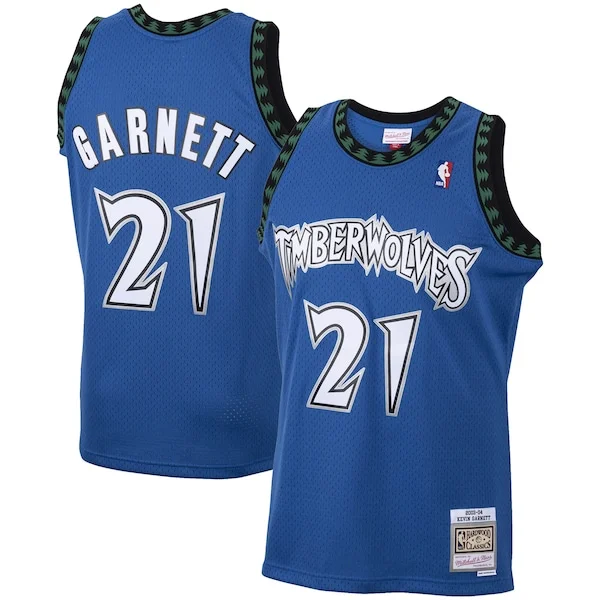 Kevin Garnett MIN Swingman Jersey - trendy superior - Blue training