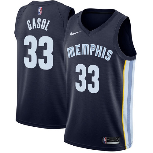 Nike 76ers Blue Memphis Grizzlies #33 Jersey - On Sale NBA Fan Apparel