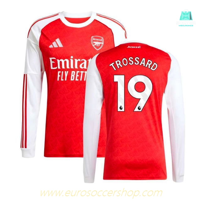 2025-2026 Arsenal Long Sleeve Home Shirt (Trossard 19)