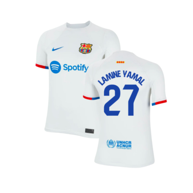 Authentic 2023-2024 Barcelona Away With Retro Design - True To Size