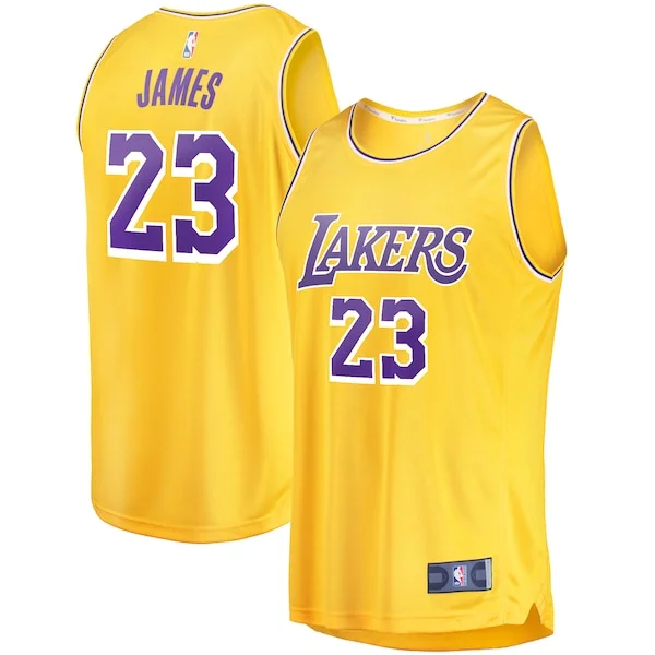 Authentic LeBron James LAL NBA Jersey - Team Colors - Licensed Product