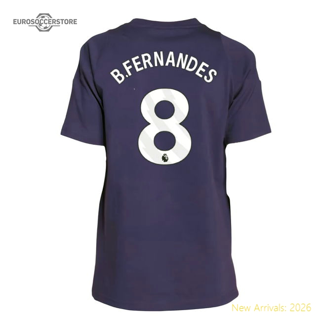 Outstanding 2025-2026 Man Utd Training Tee (aurora Plum)