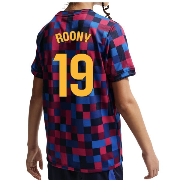 [LLS] 2026-2027 Barcelona Pre Match Shirt (Kids) (Roony 19)