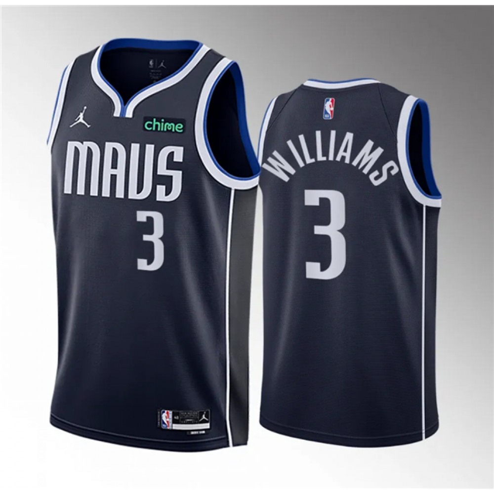 Dallas Mavericks 3 Jersey - Navy - Game Day Essential