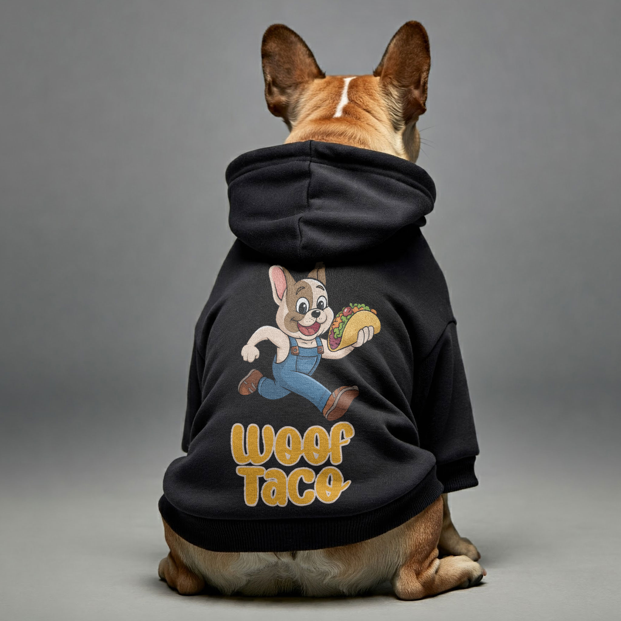 Woof Taco - Comfy Personalized French Bulldog Hoodies With Funny Quotes – Stylish, Cozy, And Premium 100% Cotton Pet Owner Apparel