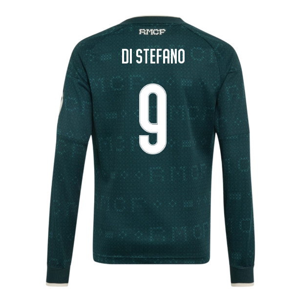 [DDJ] 2026 2027 Real Madrid Long Sleeve Shirt Stefano Away Uniform (Kids) (Di 9)