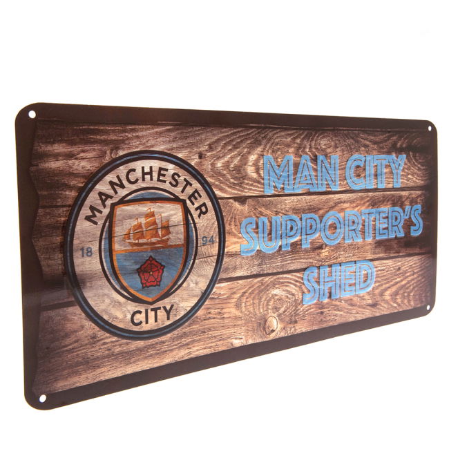 Manchester City FC Shed Sign (Fan Favorite)
