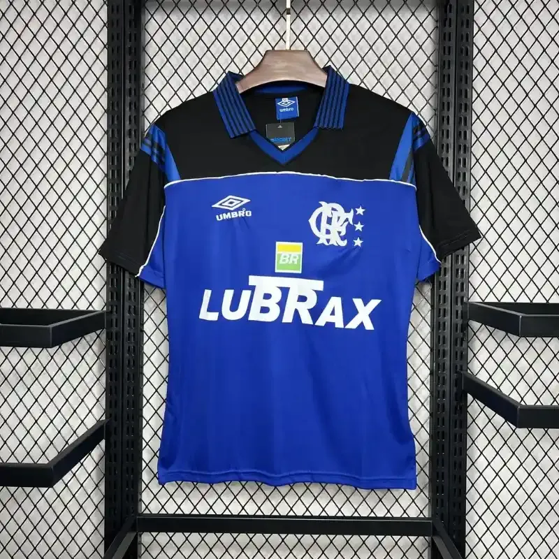 Cheap 1999 Flamengo Blue Goalkeeper Soccer retro kit