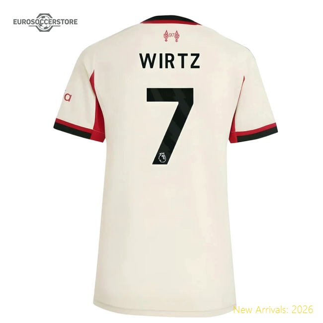 Luxury Womens Liverpool Wirtz Jersey 2025-2026 Flattering