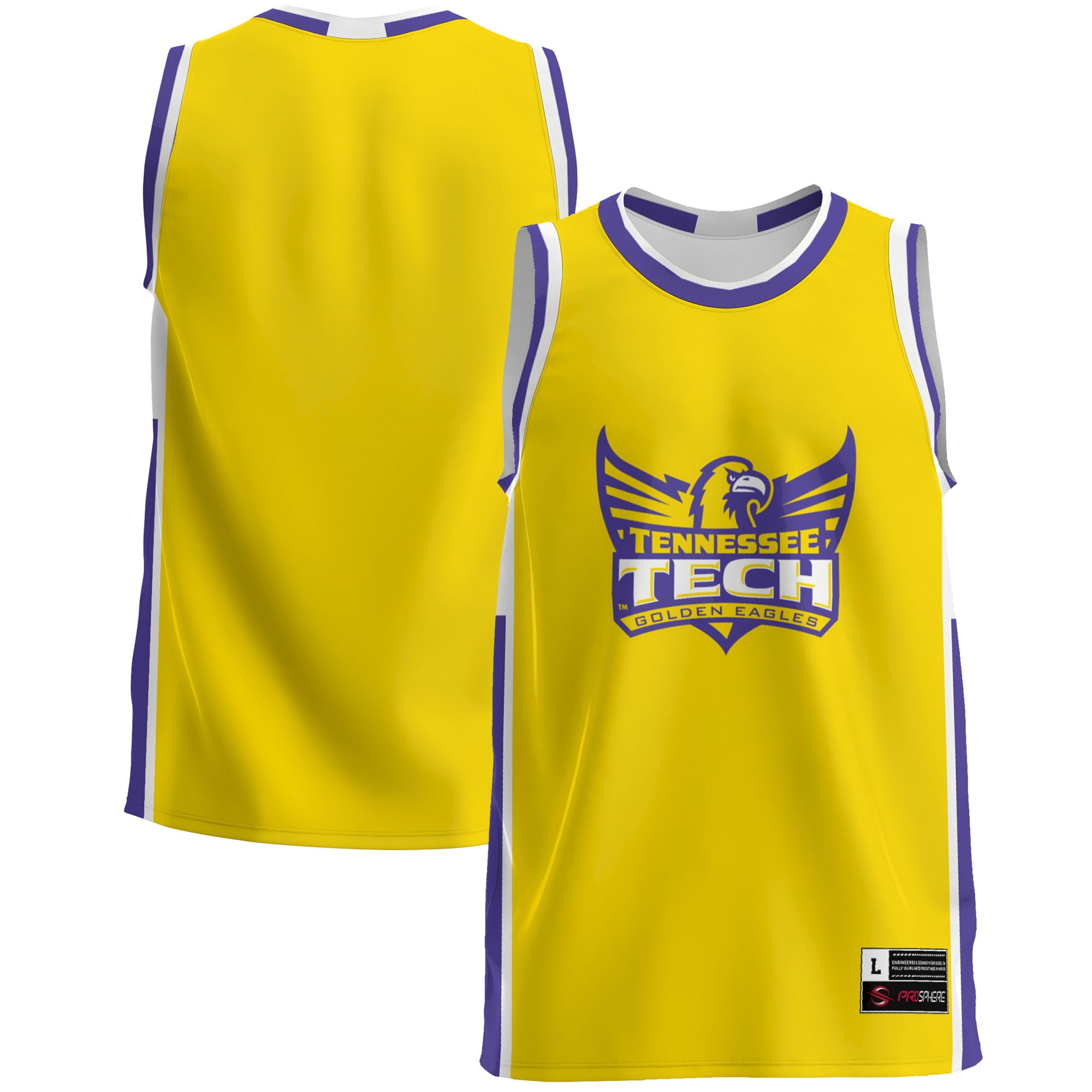 [NJP] Women's Tennessee Tech Golden Eagles GameDay Greats Lightweight Basketball Jersey - Gold