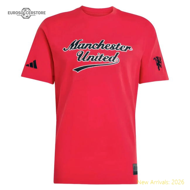 Performance Premium Authentic 2025-2026 Man Utd US Tee Red