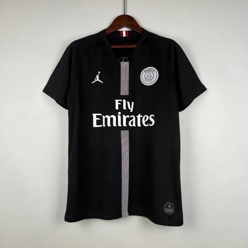 Cheap 2018-2019 PSG Black Soccer retro kit