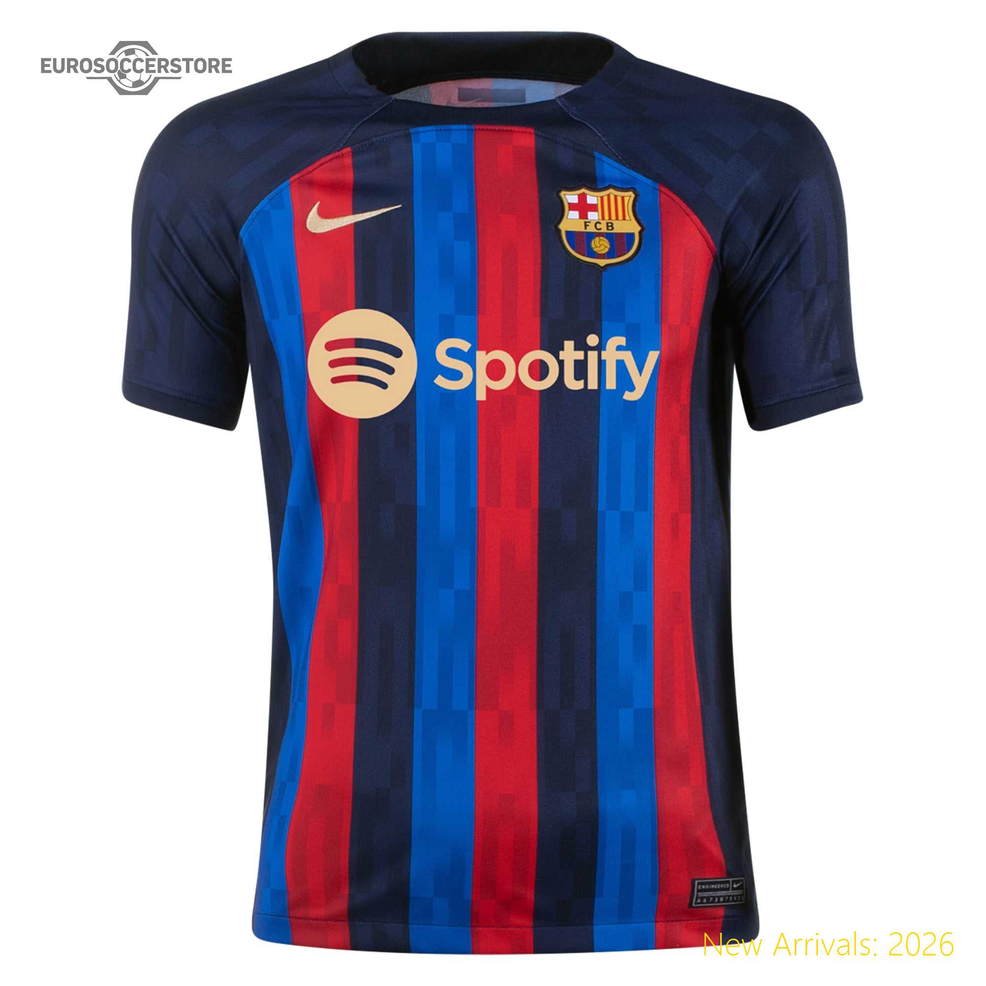 Trendy Professional Kids Bar Soccer Star Home Jersey 2023