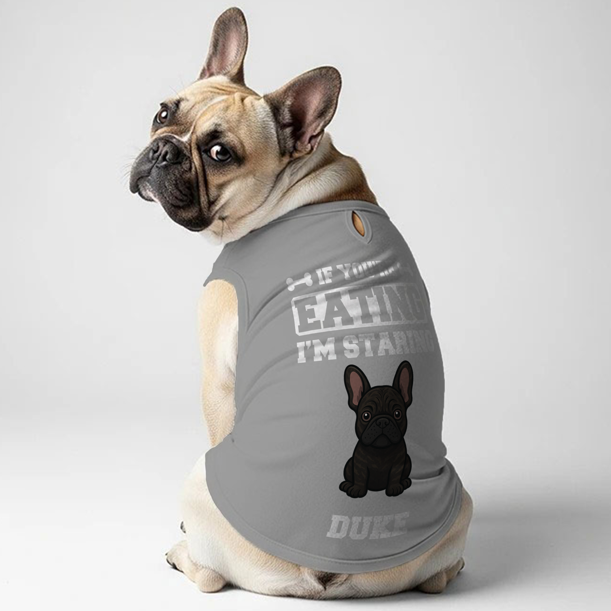 Frenchie-Fan If You’re Eating - Personalized Frenchie Shirt | Custom ...