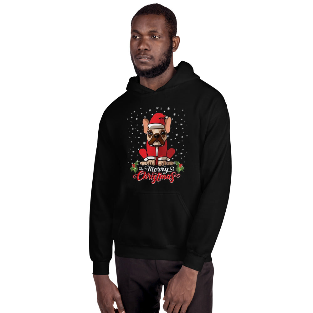 French Bulldog Merry Christmas Unisex Hoodie Cute Frenchie Essential