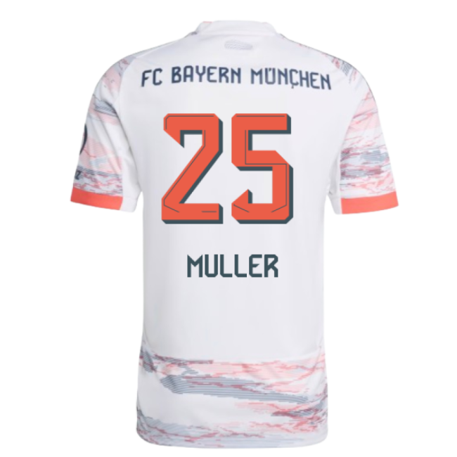 Bayern Muller #25 Top Tier Official Latest Edition Fan Jersey