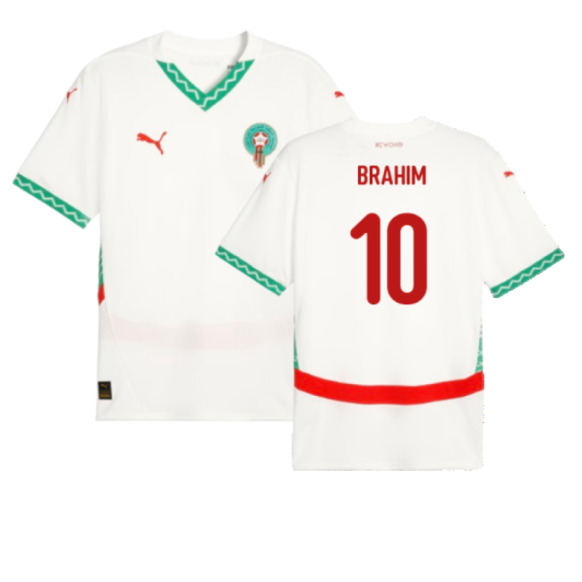 Top-grade 2024-2025 Atlas Lions Away Jersey (brahim 10)