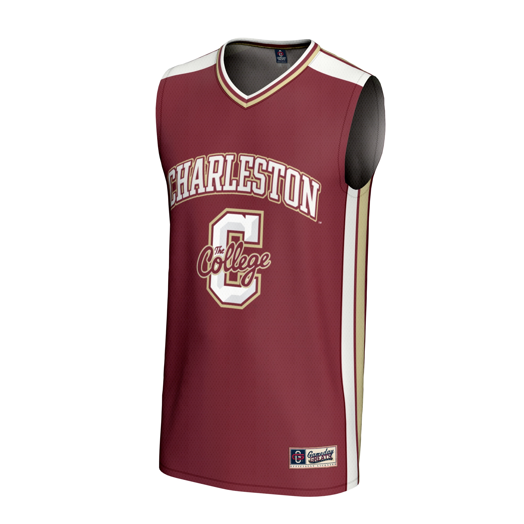 [DDG] Charleston Cougars GameDay Greats Unisex Spirit Basketball Jersey - Maroon