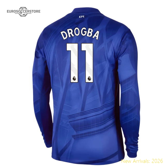 Chelsea English Football Drogba Home Pro-level Jersey Adidas Climacool