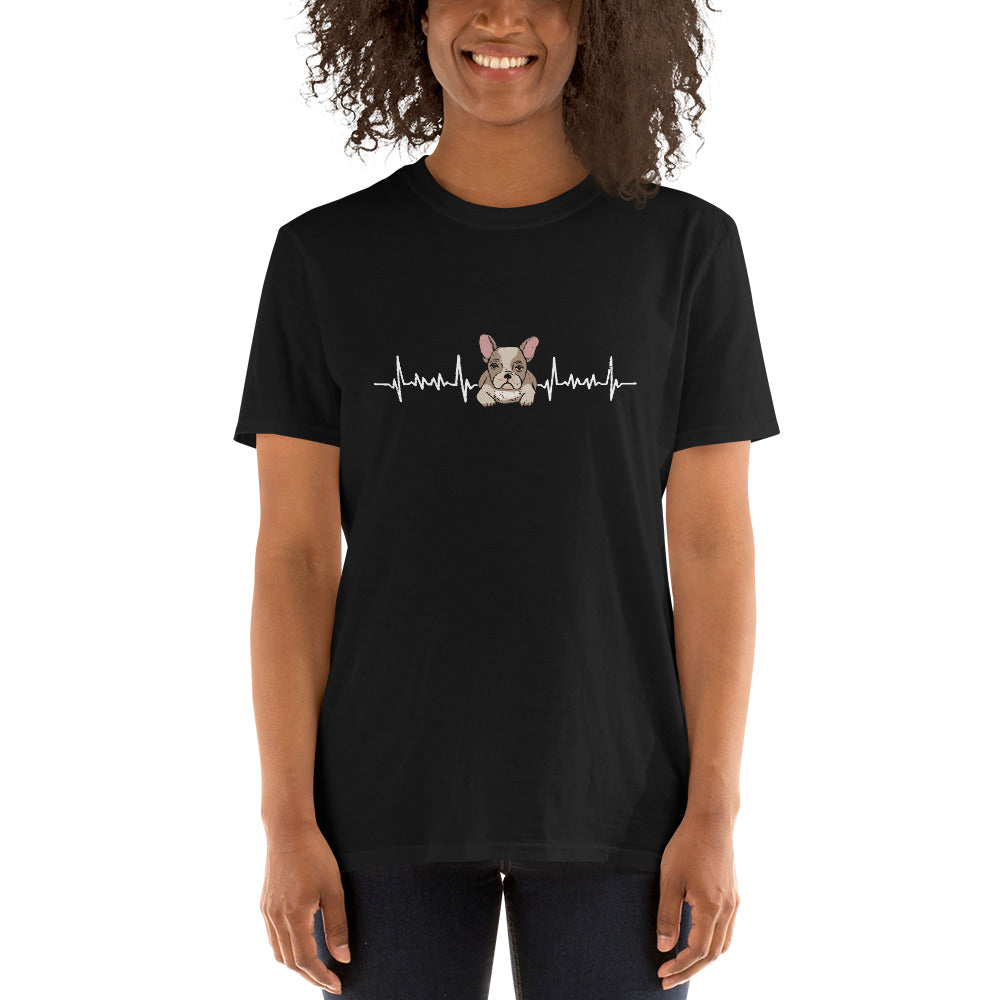 - Comfy Short-sleeve Unisex T-shirt Frenchie Themed Wear | Comfy Fit