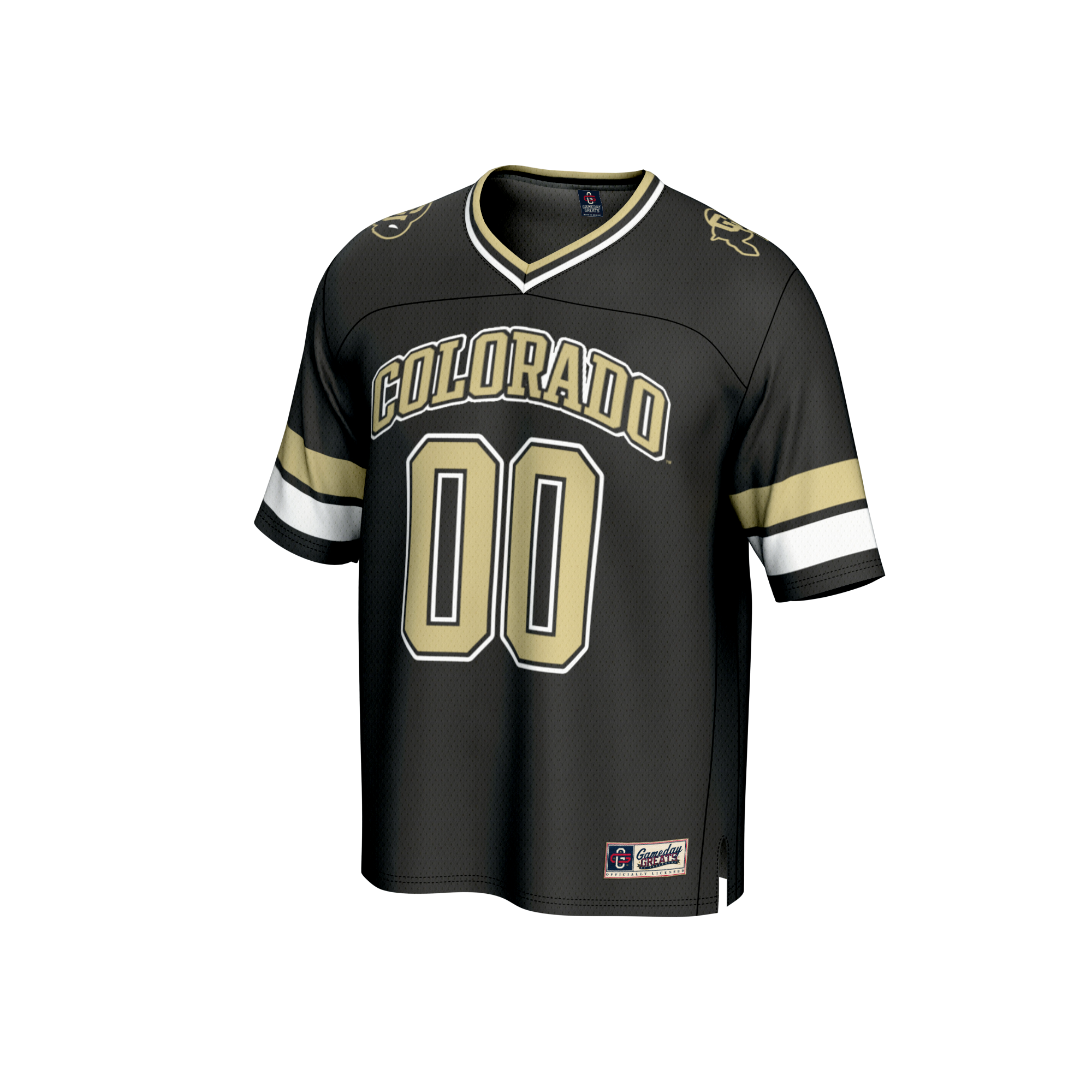 [NJP] Colorado Buffaloes GameDay Greats Unisex NIL Pick-A-Player Football Jersey - Black
