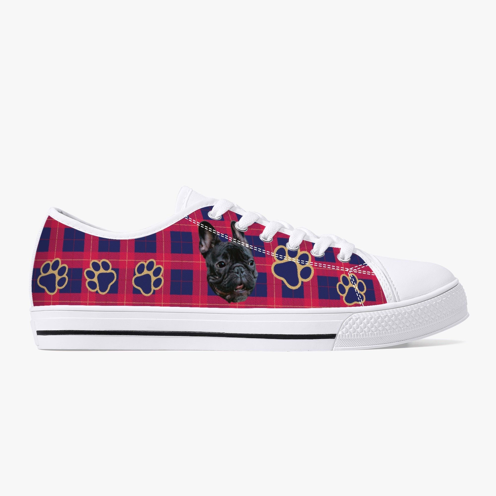 High-Quality Harper - Personalized Classic Low-top Canvas Shoes for Pet