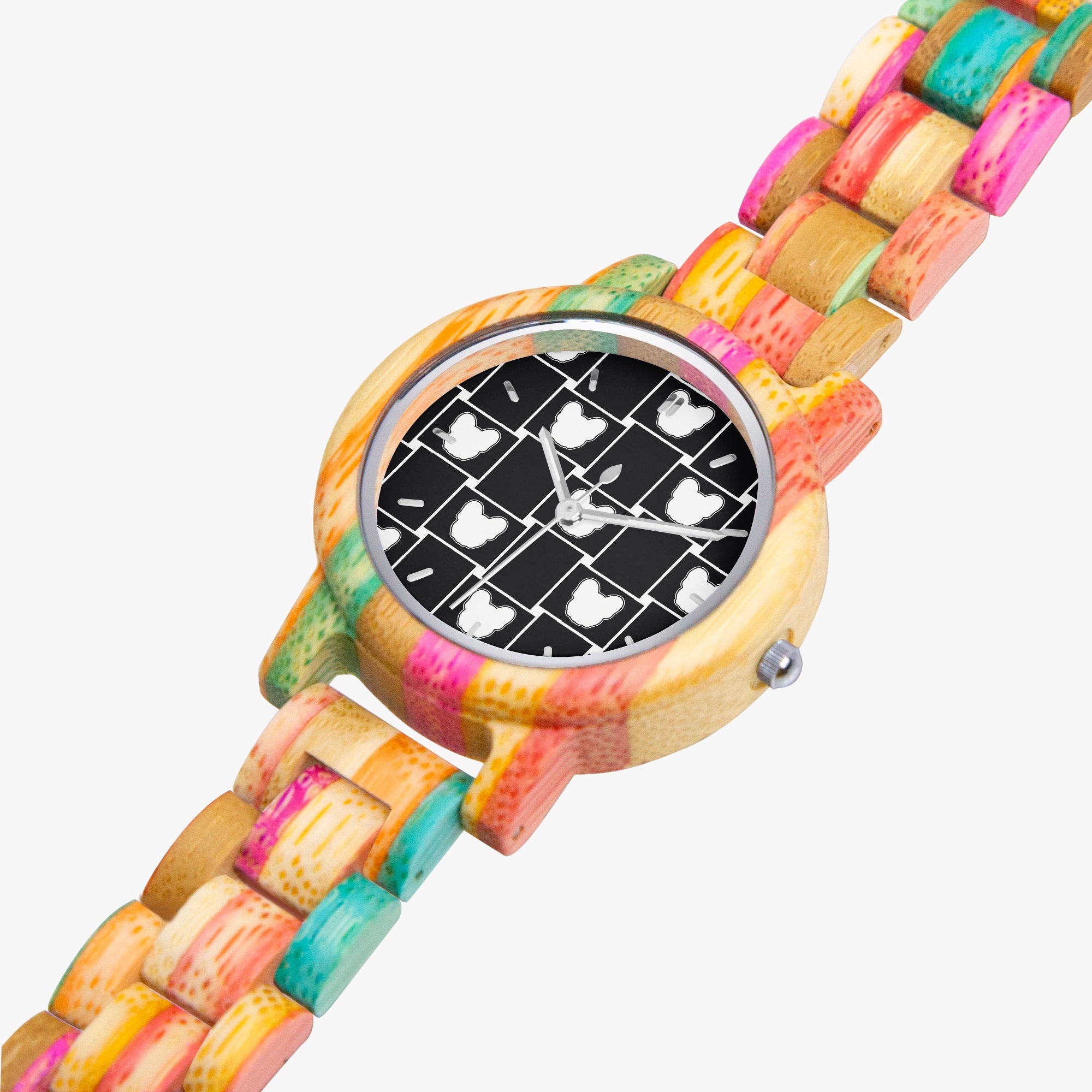 Pet-Lover Ames - Stylish Wooden Watch For Frenchie Lovers for Dog Owners