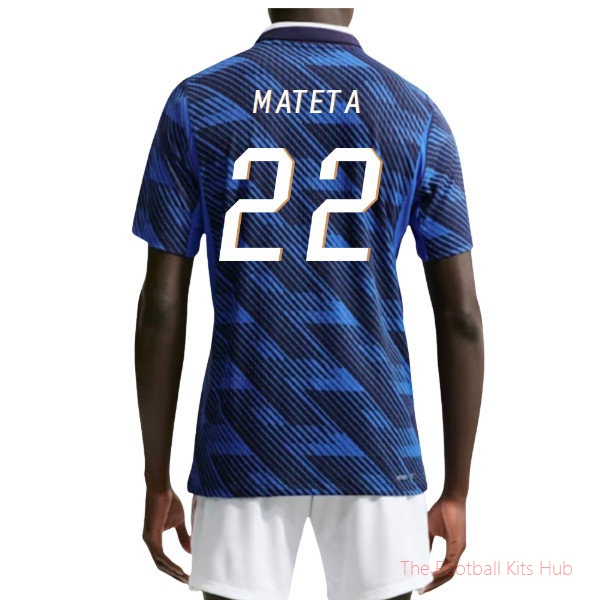 Supporters France Aero-Fit Match 2026-2027 Home Shirt (Mateta 22)
