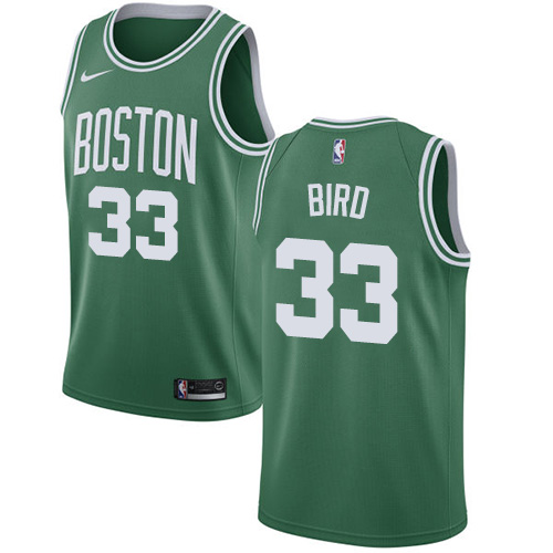 Green Nike Boston Celtics #33 Celtics Jersey - Durable Fabric