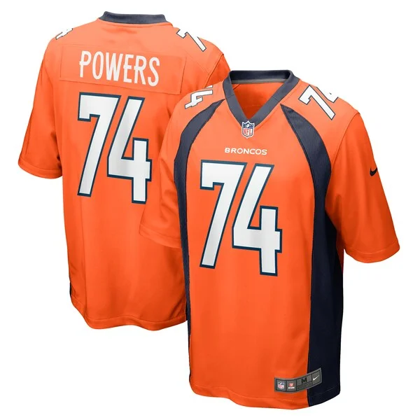 None Game NFL Jersey - Orange | Durable Football Apparel | NFL Footbal